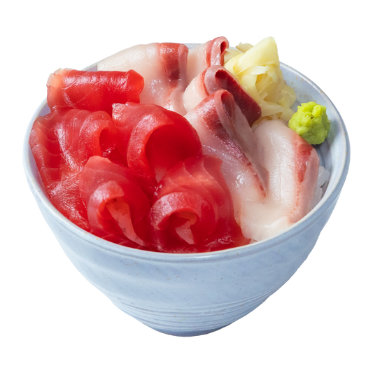 バルクアップ丼（マグロ×ブリ丼）